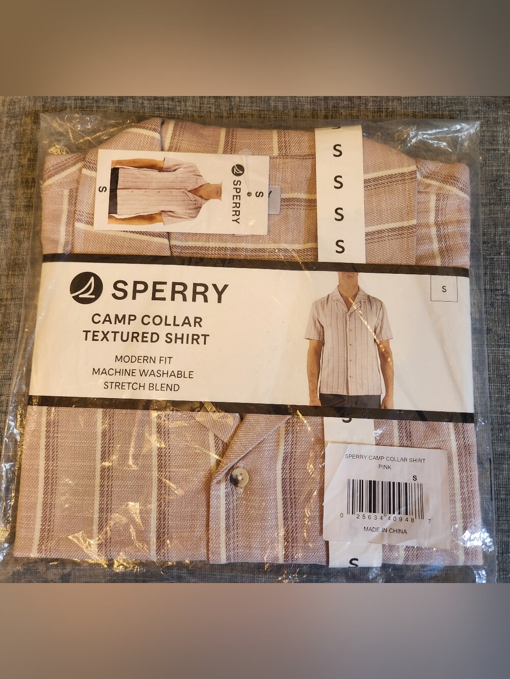 Men's Camp Collar Shirt SMALL